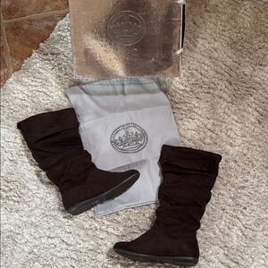 Vintage ZIGI girl Effie Brown Suede Boots